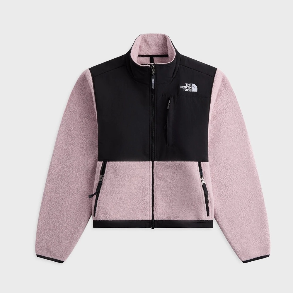 The North Face Pink and Black Fleece Jacket